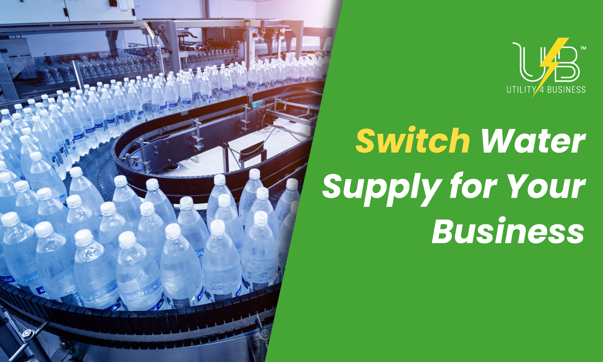 How to Switch Water Supply for Your Business