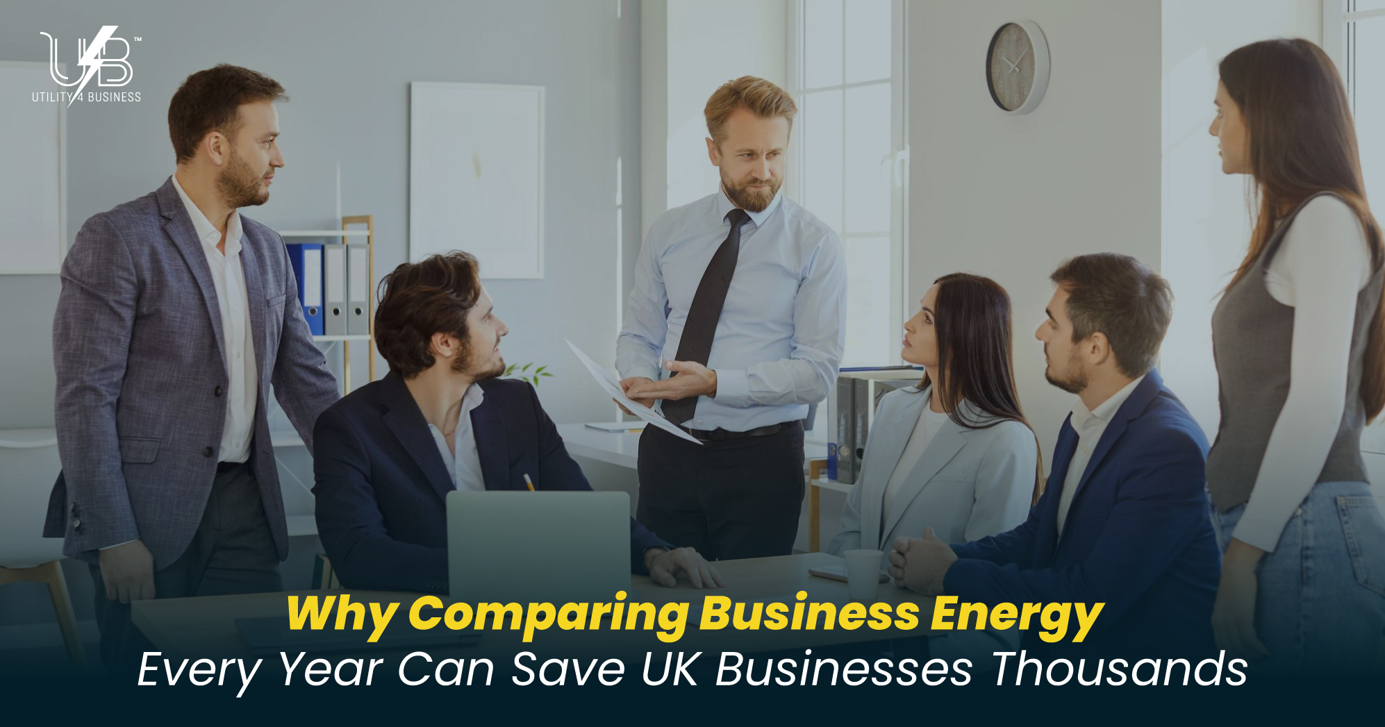 Annual business energy comparison UK savings